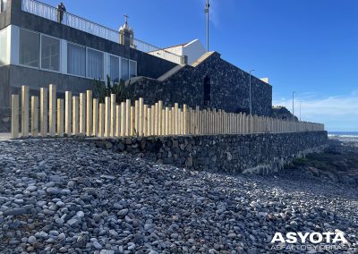 Obras de saneamiento La Caleta de Interian